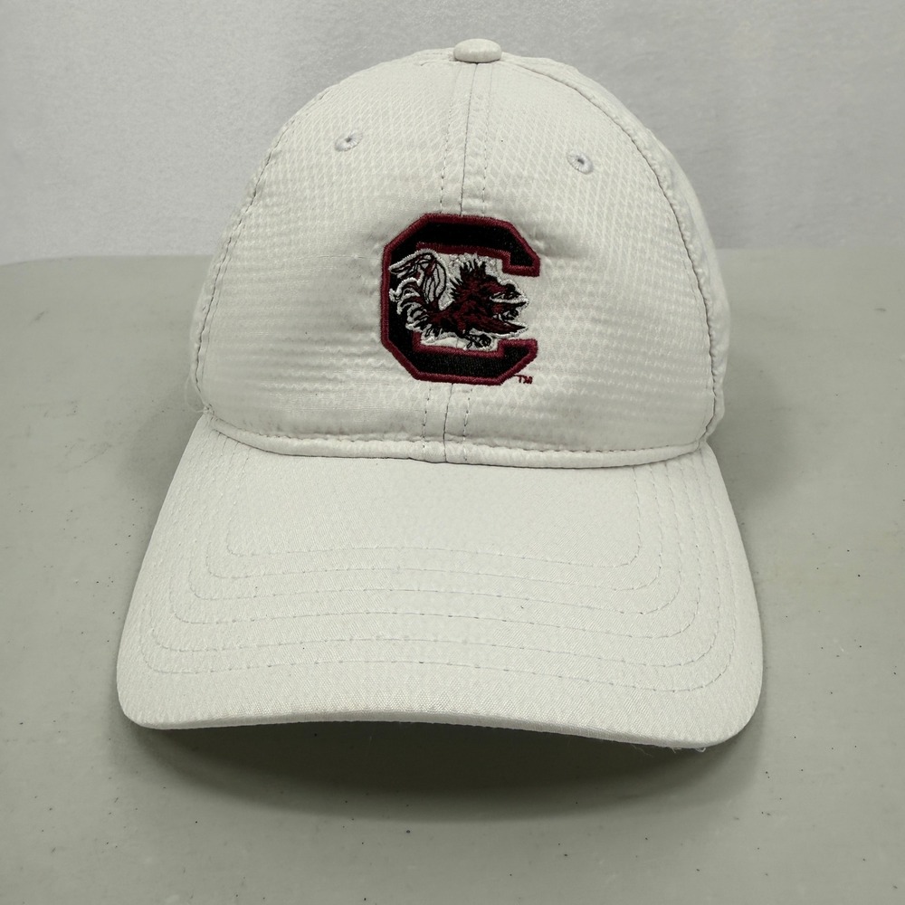 Under Armour Hat Mens White South Carolina Gamecocks Adjustable Cap